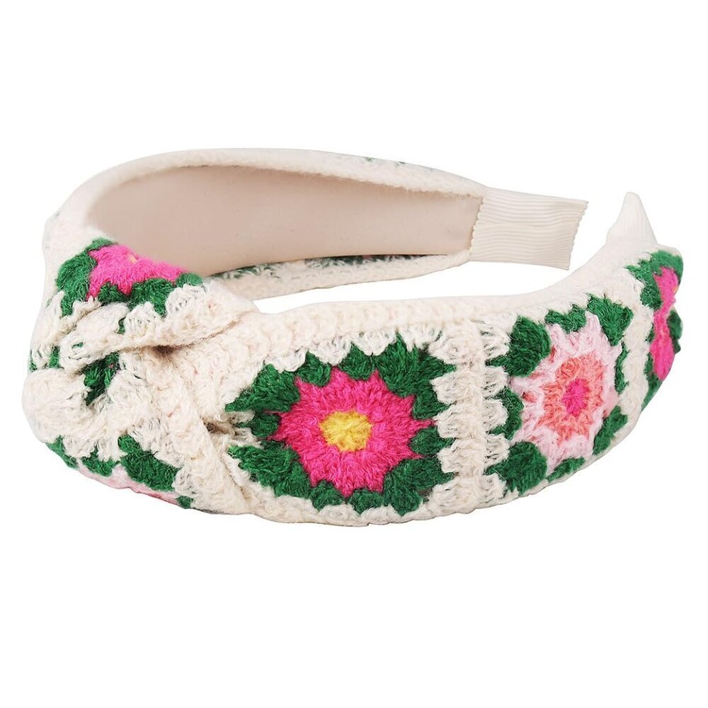Women's Knotted Wide Headbands Non Slip Fabric Hair Accessories Gift